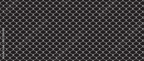 Dragon lizard or snake scale pattern black background