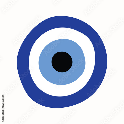 Greek evil eye vector