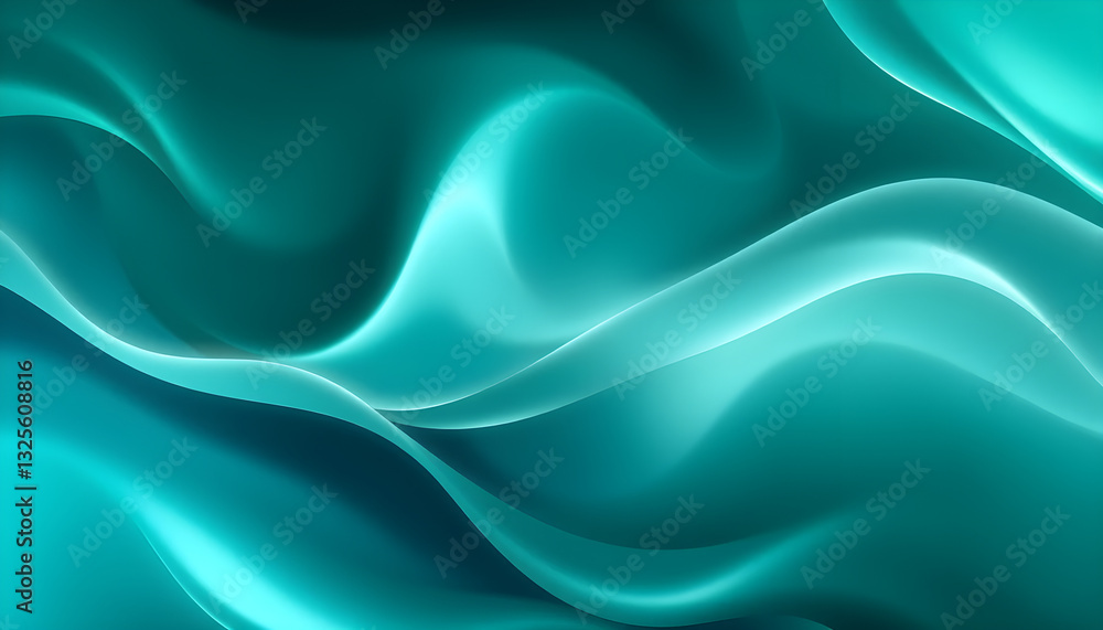 Abstract Teal Silk Waves Background for Digital Art, Web Design, Branding, and Marketing Material Abstract Teal Silk Waves Background for Digital Art, Web Design, Branding, and Marketing Material