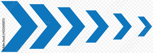 Black, blue diagonal slashes and chevron prints for caution tapes or barricades. Signs for road marking, borders in quarantine zone, construction work area or crime scene. Vector graphic illustration.