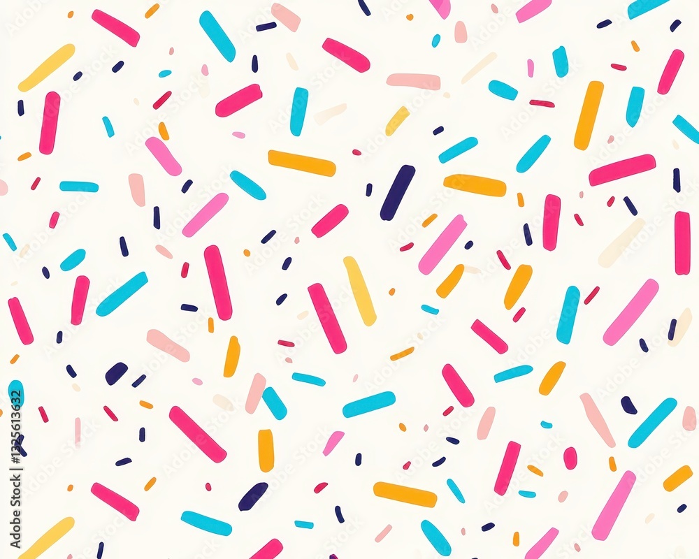 Brushstrokeinspired sprinkles with soft edges, artistic seamless vector background Brushstrokeinspired sprinkles with soft edges, artistic seamless vector background