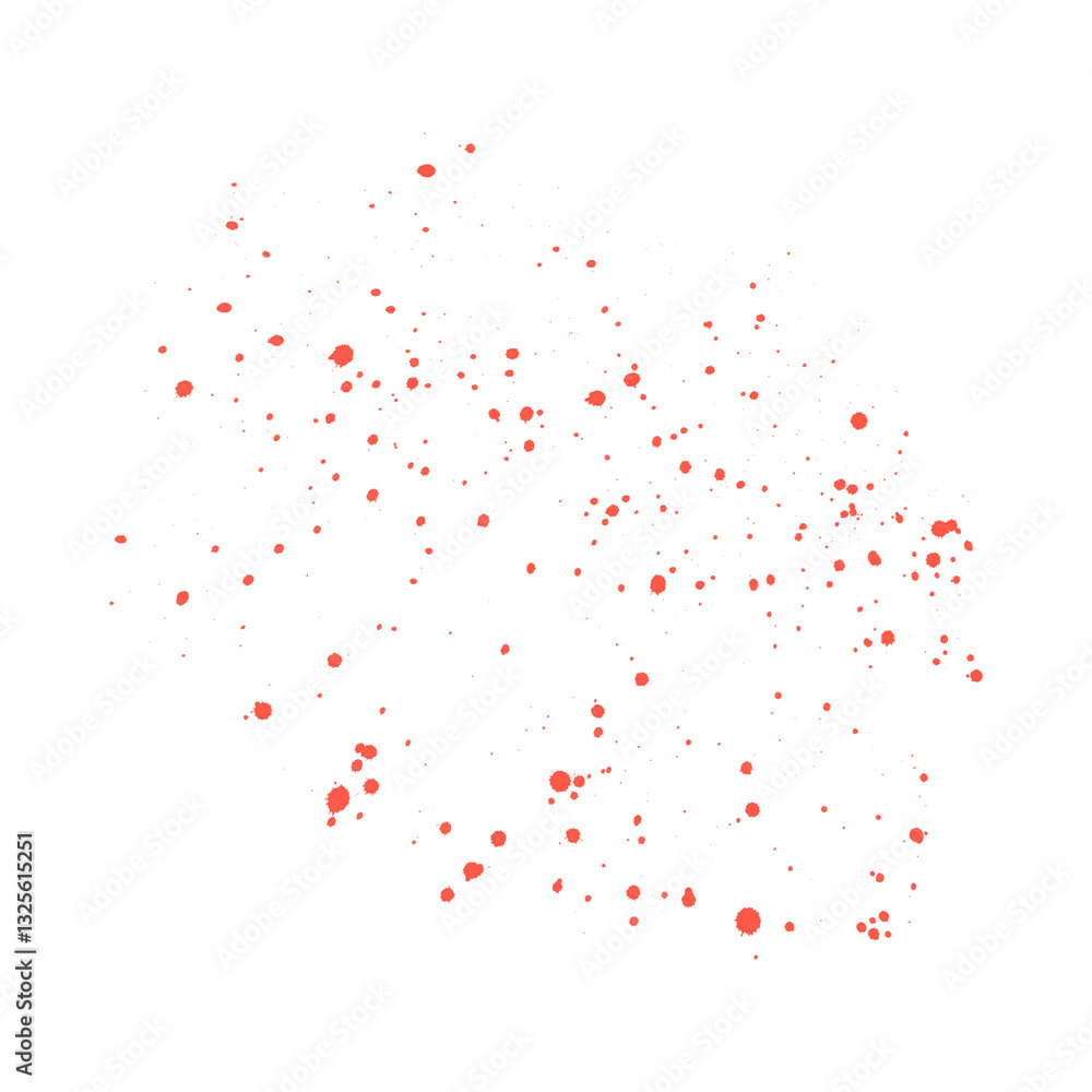 Paint splash isolated on white. Blood splatters. Red blots of watercolor Realistic bloody splatters for Halloween Drop of blood concept. blood splat isolated on png background. Paint splash isolated on white. Blood splatters. Red blots of watercolor Realistic bloody splatters for Halloween Drop of blood concept. blood splat isolated on png background.