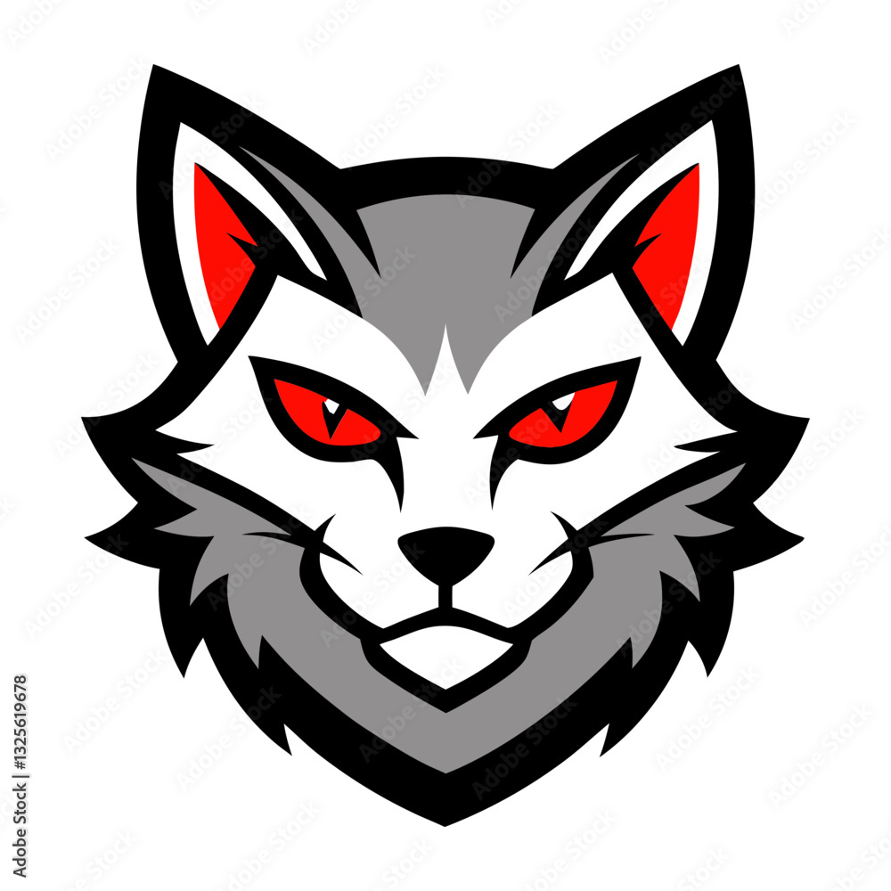 Cat head mascot logo design vector Cat head mascot logo design vector