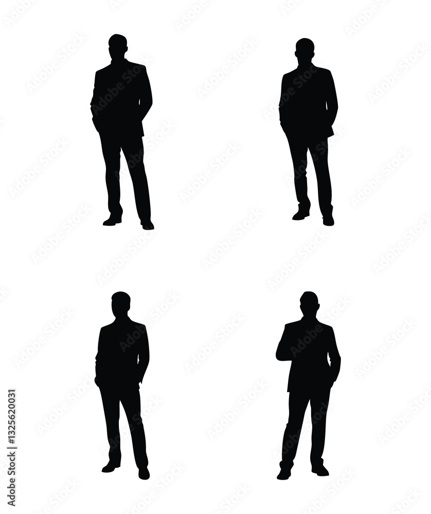 The modern men's silhouette reflects strength, elegance and presence The modern men's silhouette reflects strength, elegance and presence