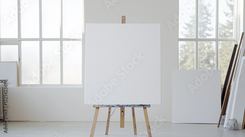 Blank Canvas: An empty canv...