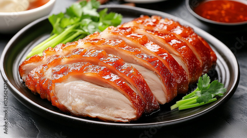 Crispy Duck Cuisine: Sliced...
