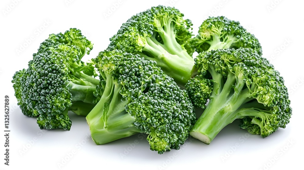 Broccoli on a White Background Broccoli on a White Background