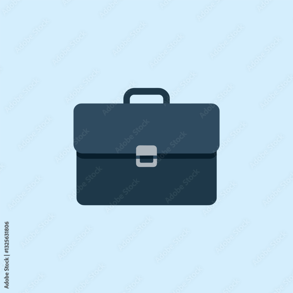 Elegant Executive Briefcase Isolated on a Clean Background Elegant Executive Briefcase Isolated on a Clean Background