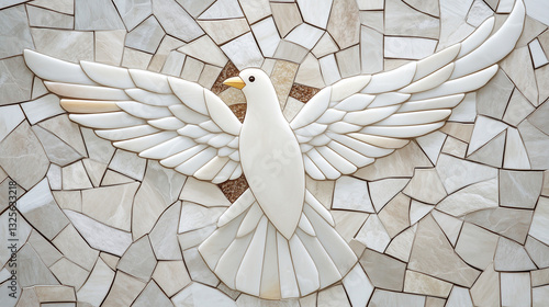 Mosaic Dove: A stunning mos...