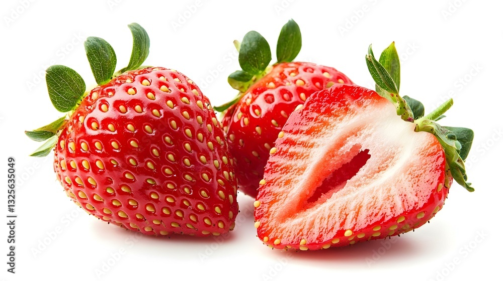 Strawberries isolated