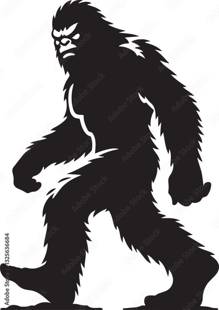 Obraz premium Bigfoot Gym Silhouettes – Fitness Bundle 