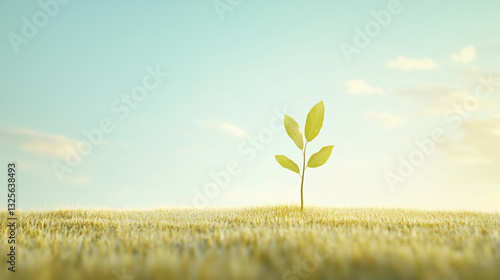 New Growth: A small plant g...