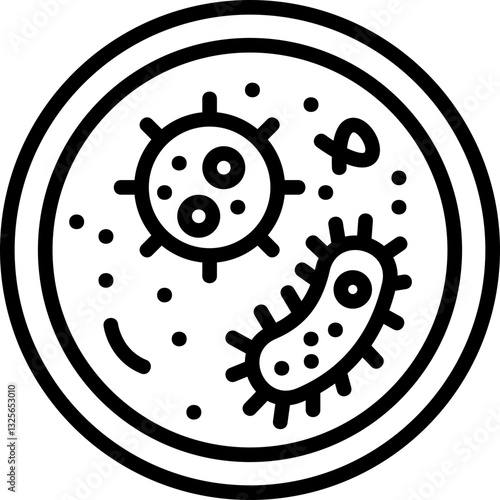 Biology Line Icon