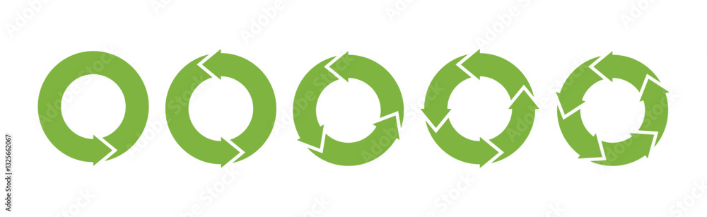 circle row flat green circle row flat green