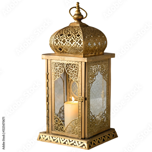 PSD Eid amp Ramadan Islamic Lantern Object Transparent Background
