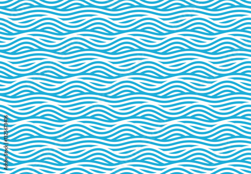 Abstract background with seamless wave pattern