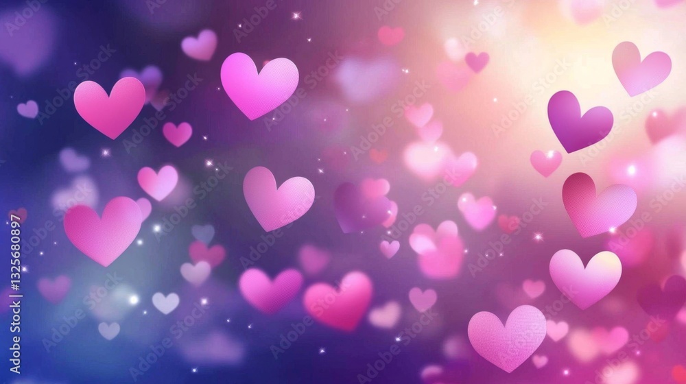 Beautiful heart-shaped bokeh background perfect for Women's Day. Beautiful heart-shaped bokeh background perfect for Women's Day.