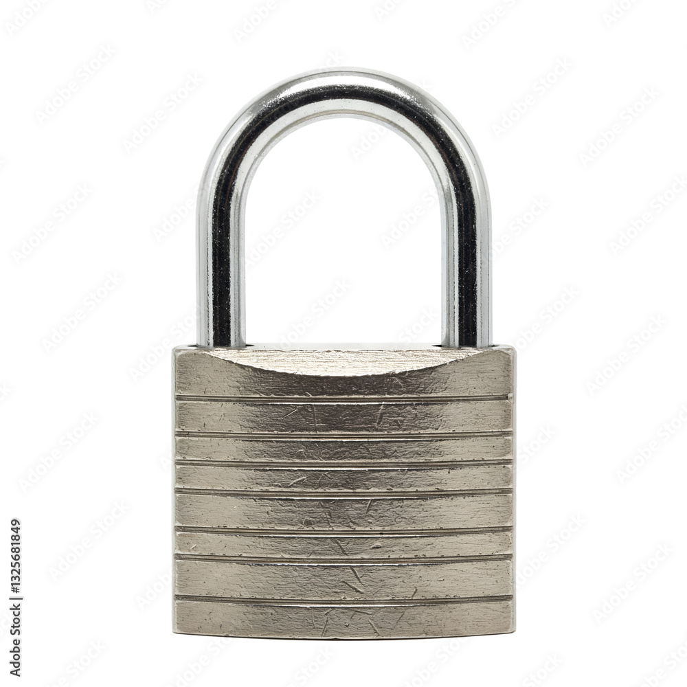 Fototapeta premium padlock isolated on transparent background