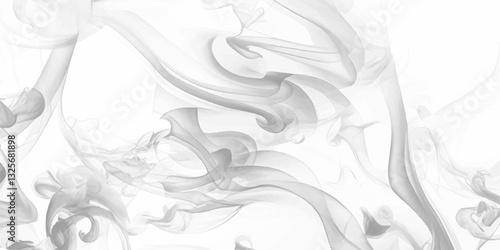 Smoke steam set of airborne particulates and gases emitted. Gray vector background with smoke shapes. Abstract, messy, splattered, sprayer texture.  Cloudy smoke concept for design projects. 
