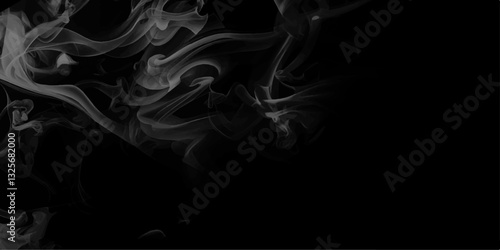 Smoke steam set of airborne particulates and gases emitted. Gray vector background with smoke shapes. Abstract, messy, splattered, sprayer texture.  Cloudy smoke concept for design projects. 