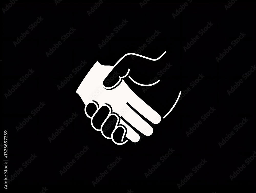 Obraz premium Handshake Icon