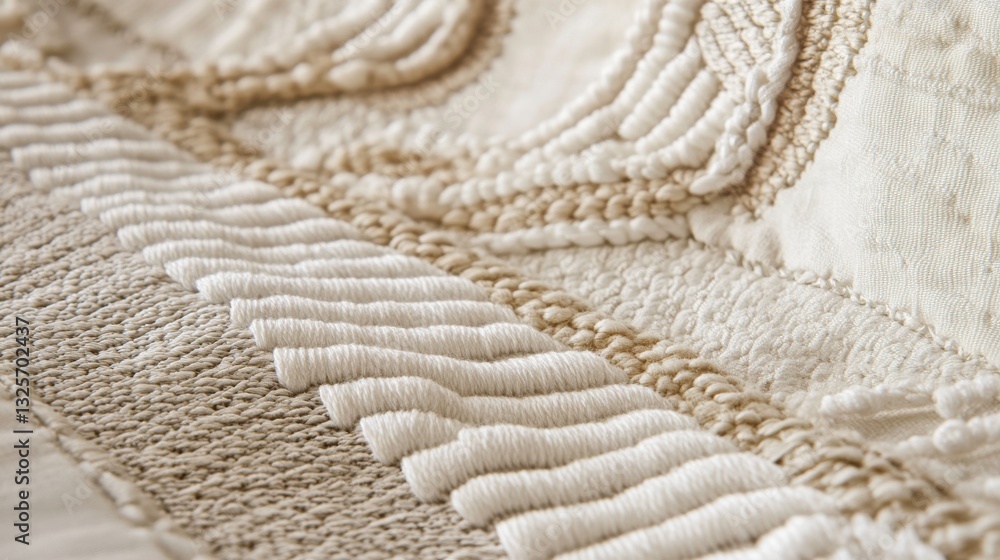 Unique Craftsmanship in Textured Stitching Design Unique Craftsmanship in Textured Stitching Design