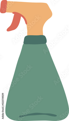 handdrawn garden sprayer illustration