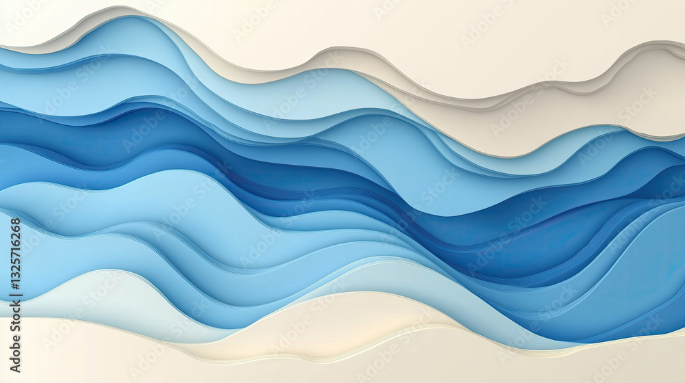A Soothing Gradient Sky in Shades of Cool Blue and Cream for Relaxing Visuals A Soothing Gradient Sky in Shades of Cool Blue and Cream for Relaxing Visuals