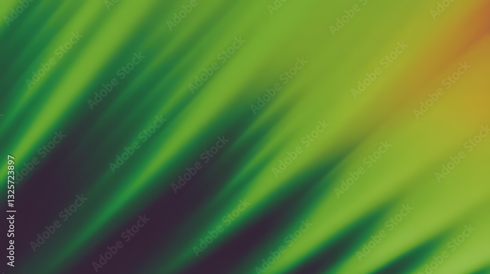 Obraz premium Green and yellow abstract blurred lines creating a visual pattern