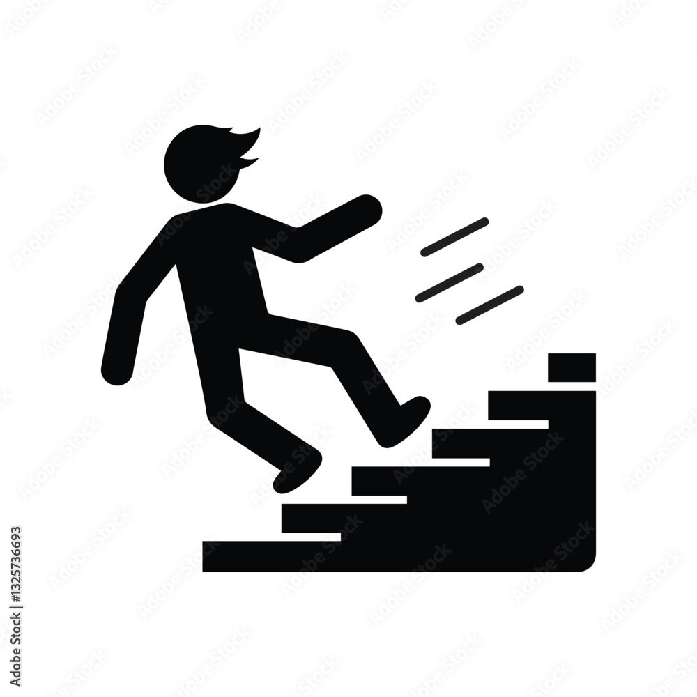icon fall from stairs, man fell, sticks figure human silhouette, on transparent background
icon fall from stairs, man fell, sticks figure human silhouette, on transparent background