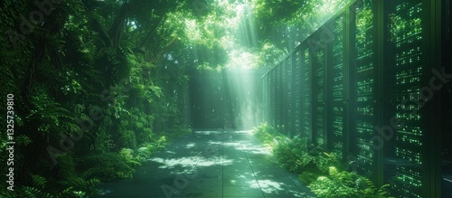 Digital Oasis: Nature and Technology in Harmony