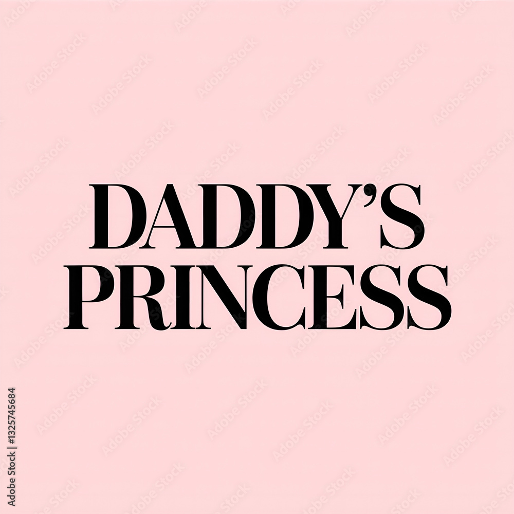 Fototapeta premium daddy's princess