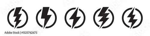 Free Download Lightning bolt icon - GFXLoad