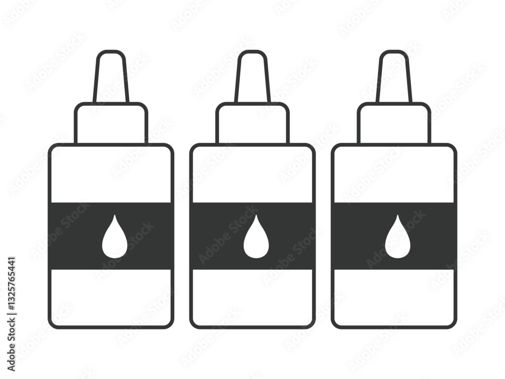  Ink jet toner Vector Icon Design