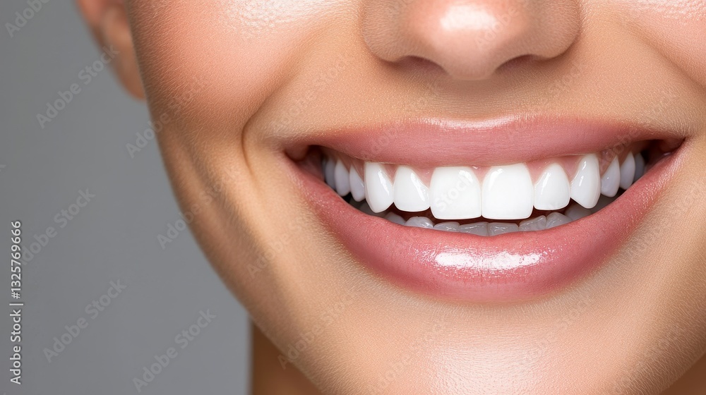 Obraz premium Enhance your smile with dental implants a guide to healthy teeth white mouth and confident smiles