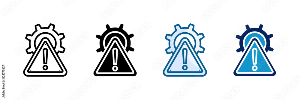 Risk Icon Set Multiple Style Collection Risk Icon Set Multiple Style Collection