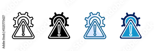 Risk Icon Set Multiple Style Collection