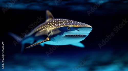 Stunning Close up of a Zebra Shark Underwater