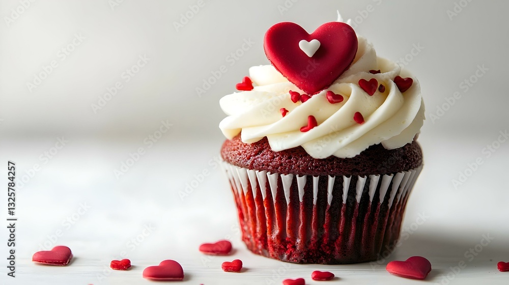 Red Velvet Cupcake with Cream Cheese Icing Red Velvet Cupcake with Cream Cheese Icing