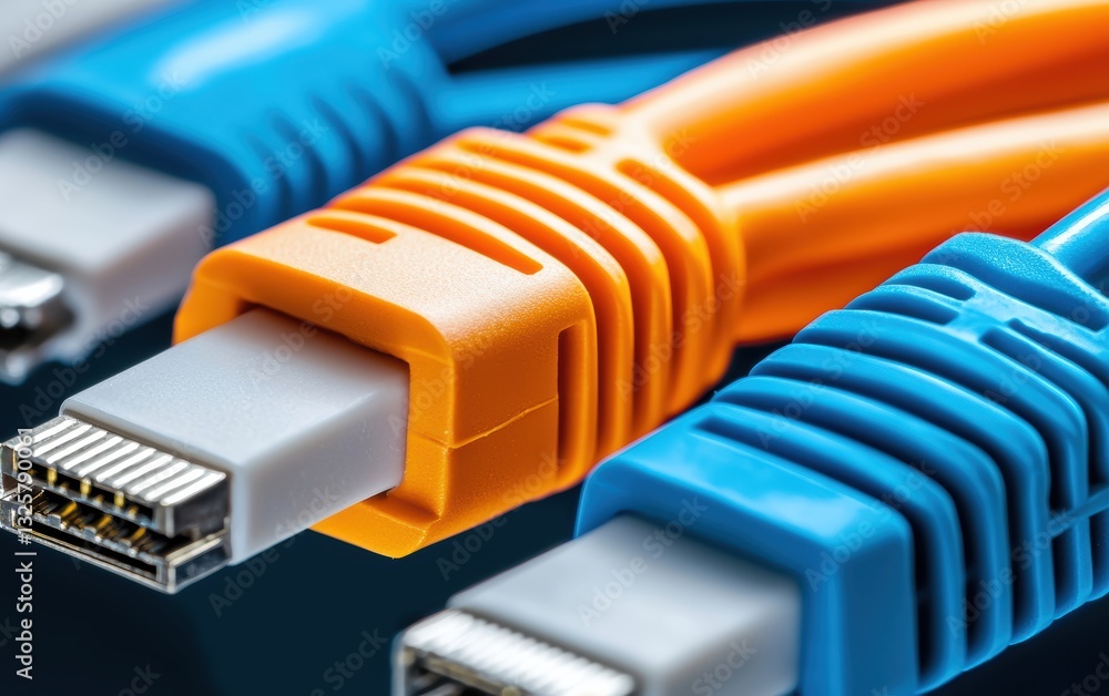 Close-up of electronic circuits with high-speed glowing data flows, symbolizing advanced broadband connectivity Close-up of electronic circuits with high-speed glowing data flows, symbolizing advanced broadband connectivity