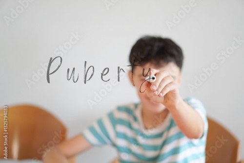 Принти на полотні puberty concept