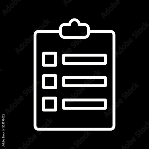 Checklist Vector Icon