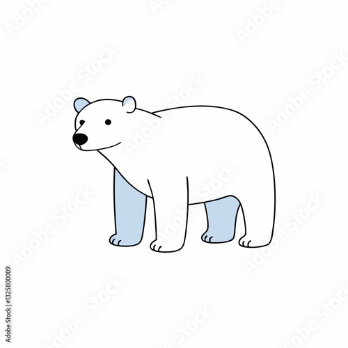Wallpaper Mural polar bear vector illustration Torontodigital.ca