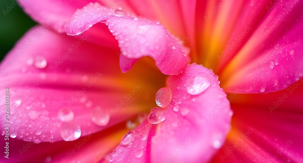 Close-up of Pink Dahlia Flower with Water Droplets Nature, Floral, Macro Photography, Beauty, Freshness. Close-up of Pink Dahlia Flower with Water Droplets Nature, Floral, Macro Photography, Beauty, Freshness.