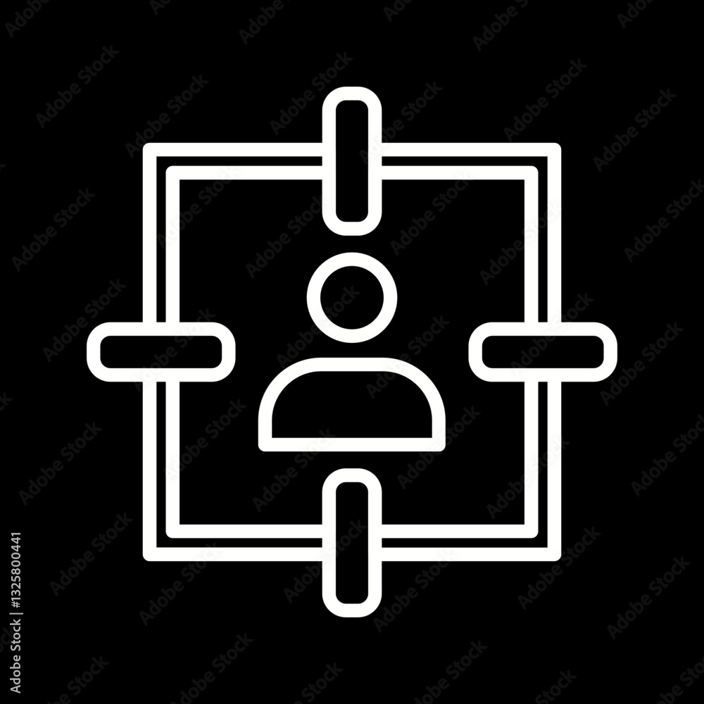 Obraz premium Target Audience Vector Icon