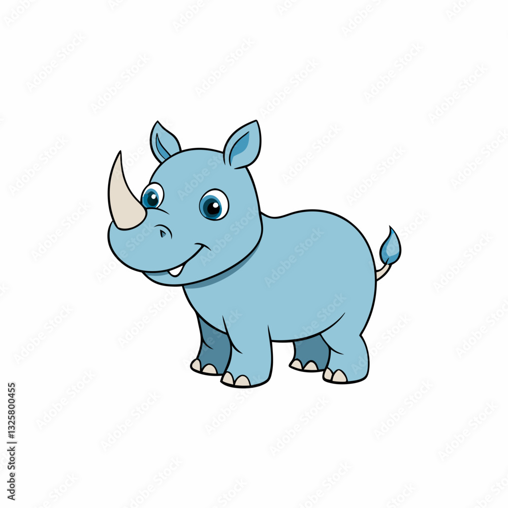 rhino vector illustration rhino vector illustration