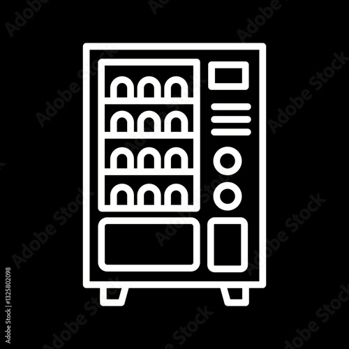 Vending Machine Vector Icon