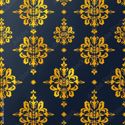 Gold seamless pattern design