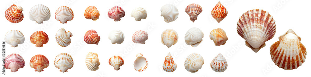 Diverse Assortment of Vibrant and Intricate Seashells from Shoreline and Underwater Marine Habitats Showcasing the Stunning Natural Designs and Textures of These Aquatic Mollusk Specimens Diverse Assortment of Vibrant and Intricate Seashells from Shoreline and Underwater Marine Habitats Showcasing the Stunning Natural Designs and Textures of These Aquatic Mollusk Specimens
