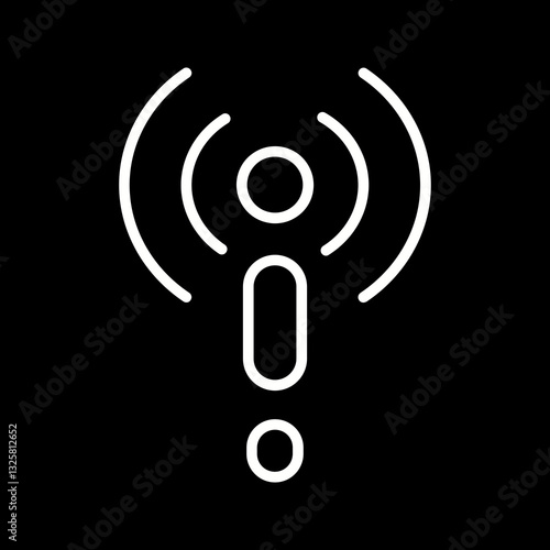 Network Troubleshooting Vector Icon